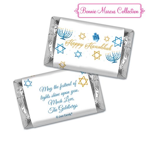 Personalized Bonnie Marcus Hanukkah 8 Crazy Nights Hershey's Miniatures