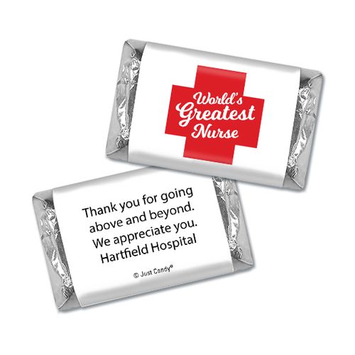 Nurse Appreciation Personalized Hershey's Miniatures Red Cross