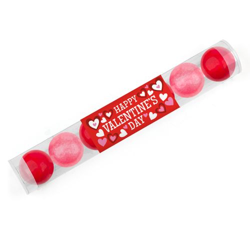 Valentine's Day Fading Hearts Gumball Tube
