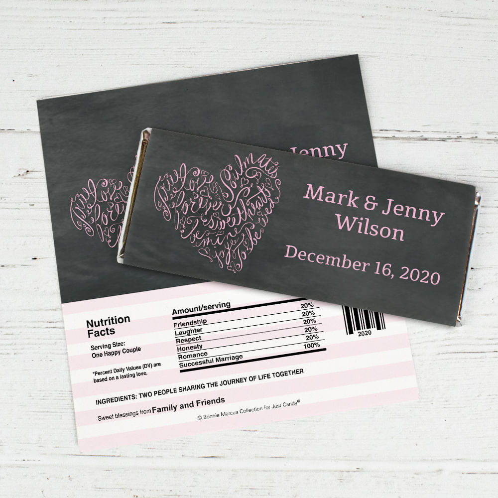 Bonnie Marcus Collection Personalized Chocolate Bar Wrappers Chocolate ...