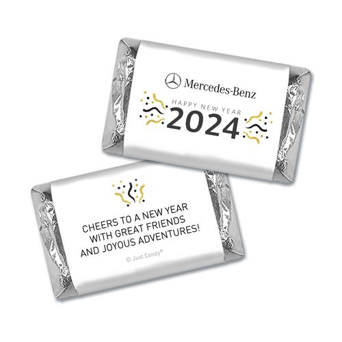 Personalized New Year's Corporate Confetti Mini Wrappers Only