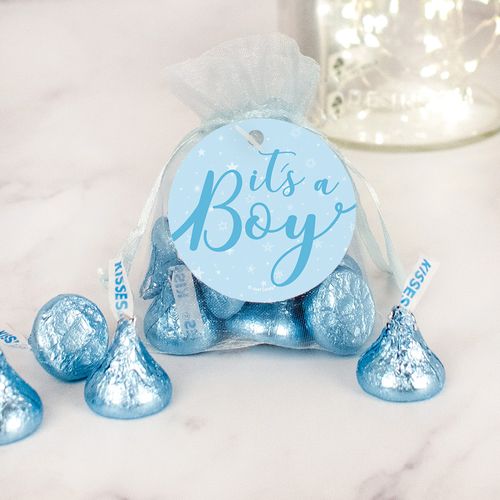 It's a Boy Hershey's Kisses Organza Bag