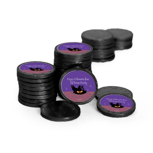 Personalized Halloween The Witch Is In Chocolate Coins (84 Pack)