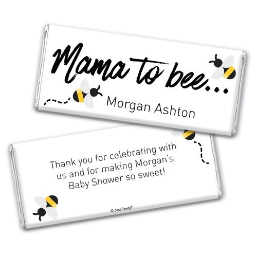 Baby Shower Personalized Chocolate Bar Wrappers Only Mama to Bee