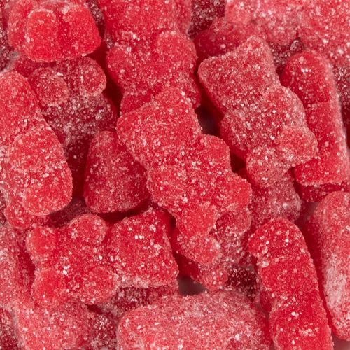 Red Cherry Sugar Coated Gummy Bears