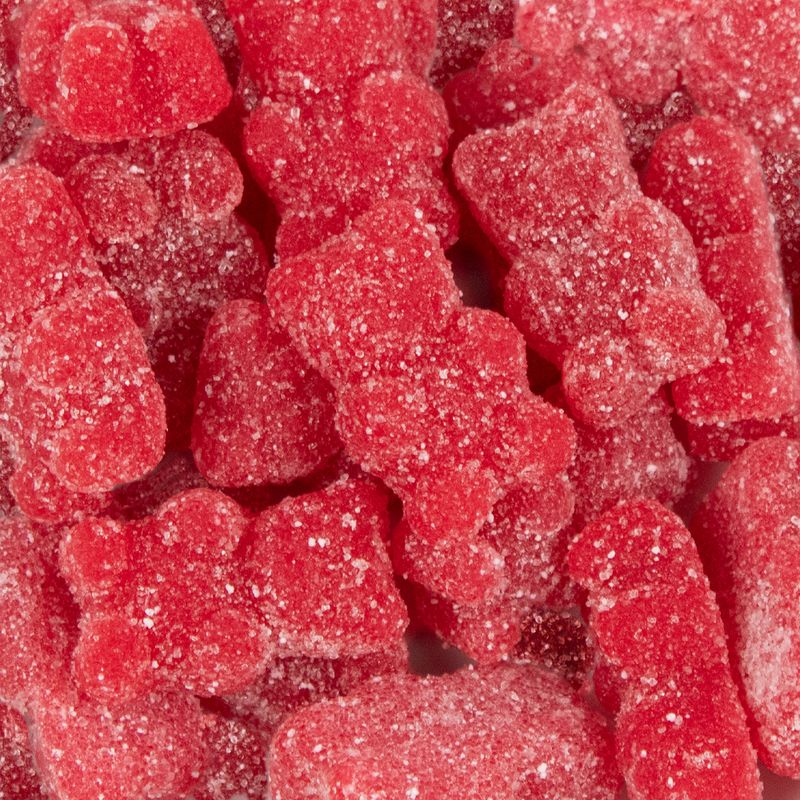 Sugar Coated Gummy Bear Candy - 100 Pc.