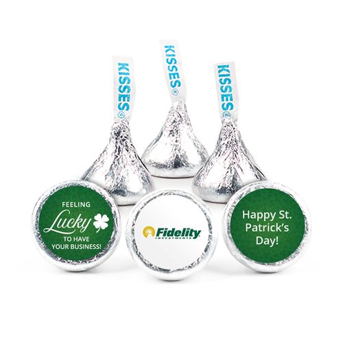 Personalized St. Patrick's Day Feeling Lucky Add Your Logo 3/4" Stickers (108 Stickers)