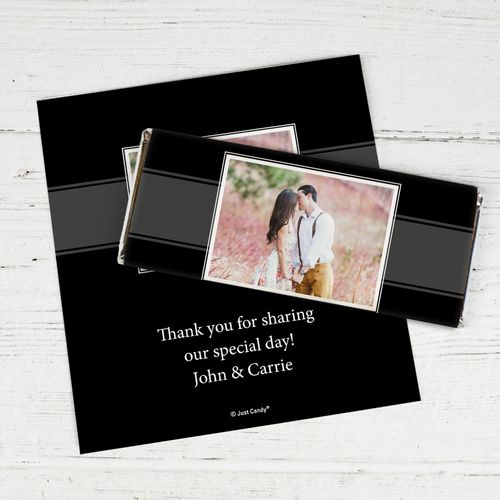 Engagement Party Favor Personalized Chocolate Bar Wrappers Photo