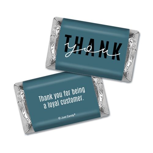 Personalized Employee Appreciation Big Thank You Hershey's Miniature Wrappers Only