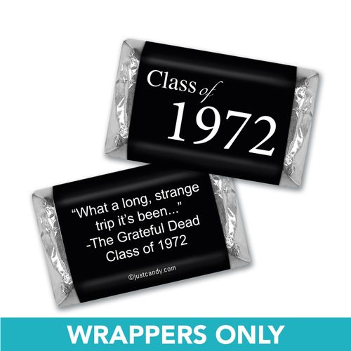 Class Reunion Personalized Hershey's Miniatures Wrappers Graduation Class Of