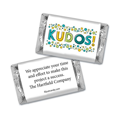 Personalized Employee Appreciation Kudos! Hershey's Miniature Wrappers Only