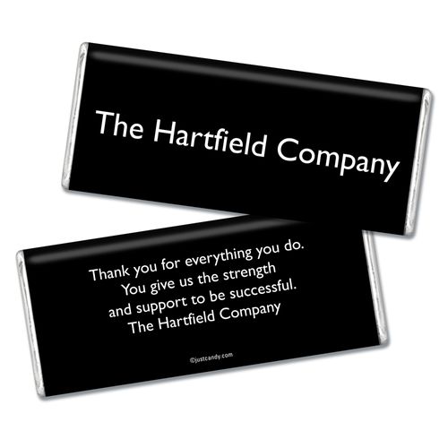 Personalized Business Promotional Business Card Chocolate Bar & Wrapper