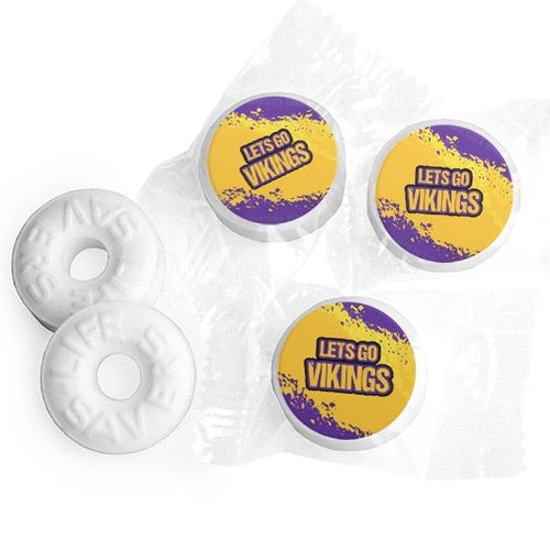 Let's Go Vikings Football Party Life Savers Mints