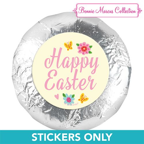 Bonnie Marcus Collection Easter Spring Flowers 1.25" Stickers (48 Stickers)
