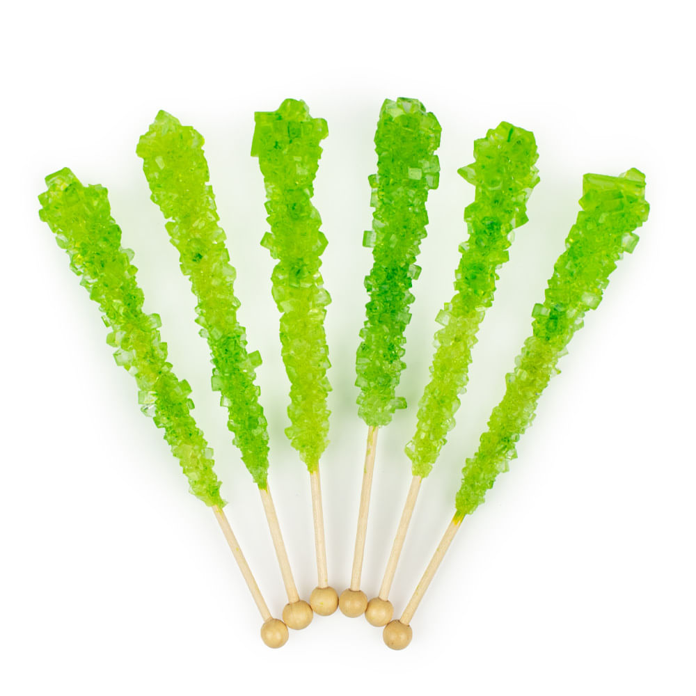 Watermelon Rock Candy on a Stick Bulk Candy