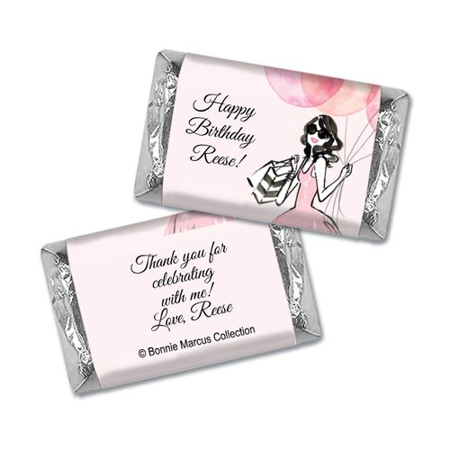 Bonnie Marcus Collection Personalized Mini Candy Bar Wrapper Blithe Spirit Birthday