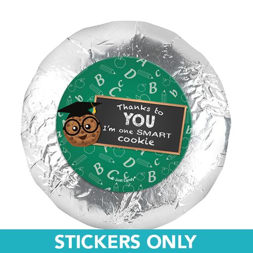 Teacher Appreciation One Smart Cookie 1.25in Stickers (48 Stickers)