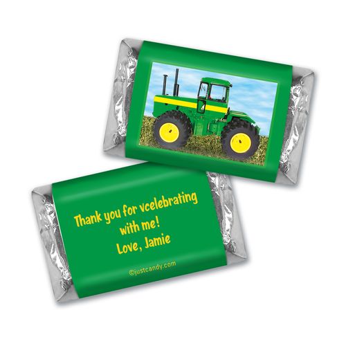 Birthday Personalized Hershey's Miniatures Oh Deere! Farm Tractor