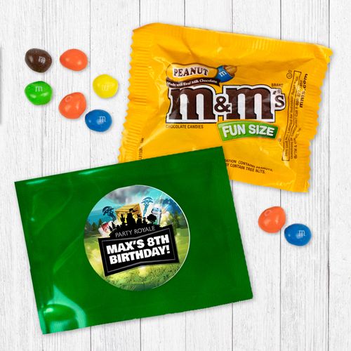 Personalized Kid's Birthday Battle Games Peanut M&Ms