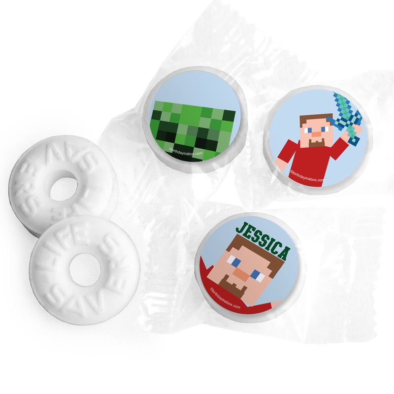 Birthday Craft Personalized Mints - JustCandy.com