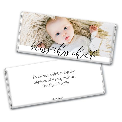 Personalized Religious Little Darling Blessings Chocolate Bar