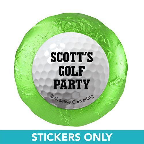 Personalized Birthday Golf 1.25" Stickers (48 Stickers)