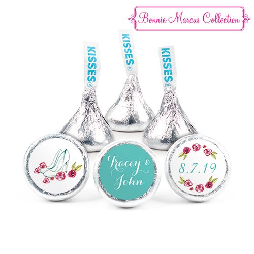 Personalized Engagement Chic Wedding Couple Hershey's Kisses