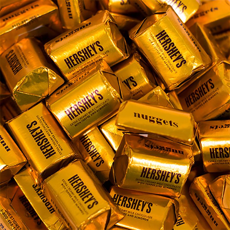 Hershey's Nuggets Extra Creamy Milk Chocolate with Toffee and Almonds ...