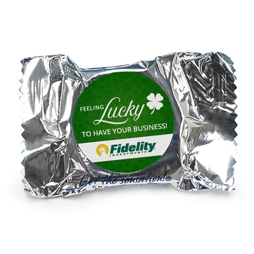 Personalized St. Patrick's Day Feeling Lucky Add Your Logo York Peppermint Patties