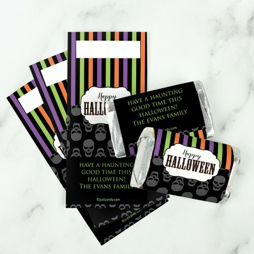 Halloween Personalized Chocolate Bar Party Spirits