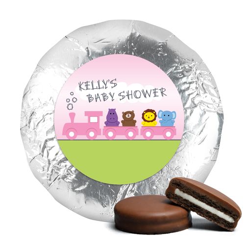 Baby Shower Chocolate Covered Oreos Safari Animal Train