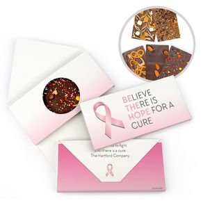 Personalized Breast Cancer Awareness Be the Hope Gourmet Infused Belgian Chocolate Bars (3.5oz)