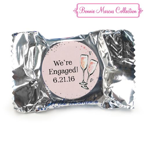 Bonnie Marcus Collection Engagement Pink Champagne York Peppermint Patties