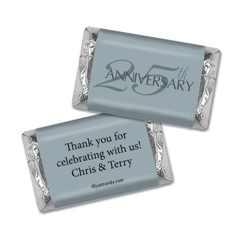 25th Anniversary Mini Candy Bar Wrapper