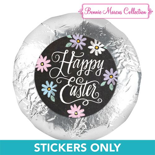 Bonnie Marcus Collection Happy Easter Script 1.25" Stickers (48 Stickers)