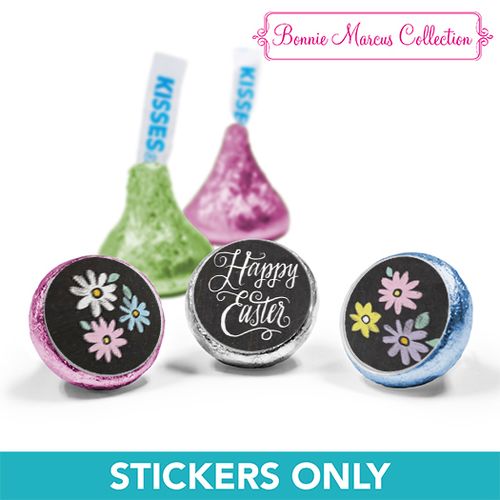 Bonnie Marcus Collection Happy Easter Script 3/4" Sticker (108 Stickers)