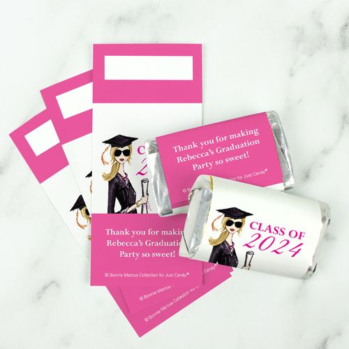 Personalized Bonnie Marcus Gorgeous Grad Blonde Mini Wrappers Only