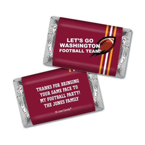 Personalized Hershey's Miniatures Washington Football Party