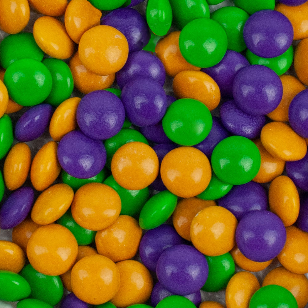 Just Candy Milk Chocolate Minis Mardi Gras Mix 2lb Bag Bulk Candy ...