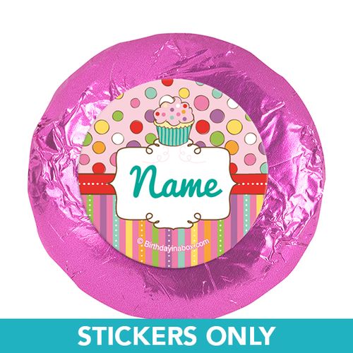 Sweet Party Personalized 1.25" Stickers (48 Stickers)