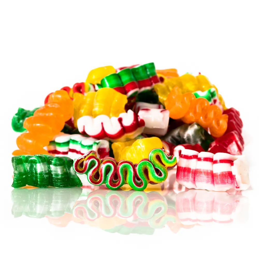 Old Fashioned Hard Ribbon Christmas Candy