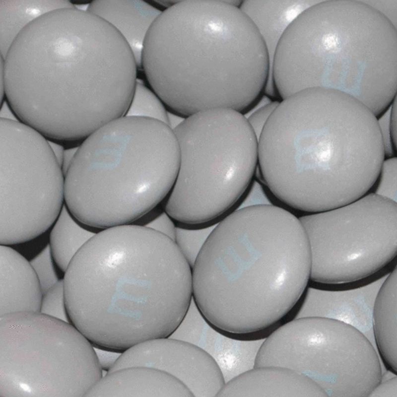 Silver M&M'S Bulk Candy