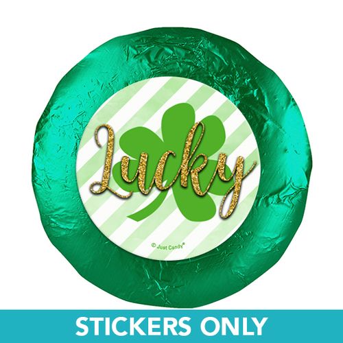 St. Patrick's Day Stripes 1.25" Stickers (48 Stickers)