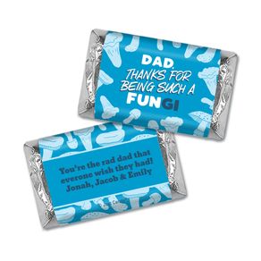 Personalized Father's Day Dad's a FUNgi Hershey's Miniatures Wrappers