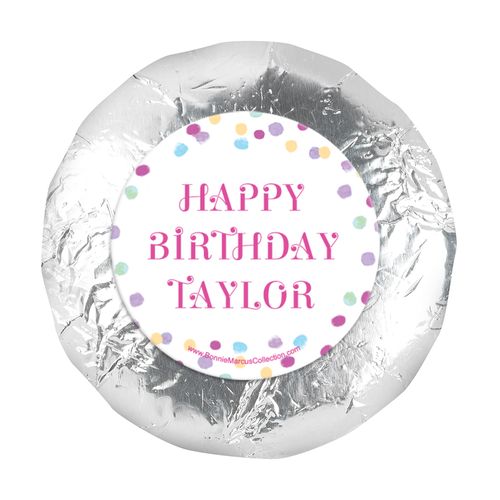 Personalized Bonnie Marcus Birthday Sprinkling Confetti 1.25" Sticker (48 Stickers)