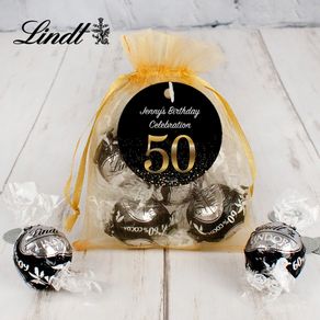 Personalized 50th Birthday Candy Filled Favors