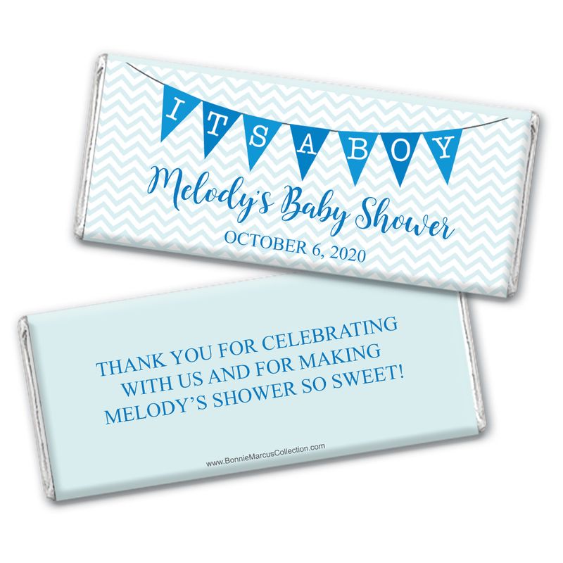 Boho Baptism Candy Bar Wrappers - Announce It!