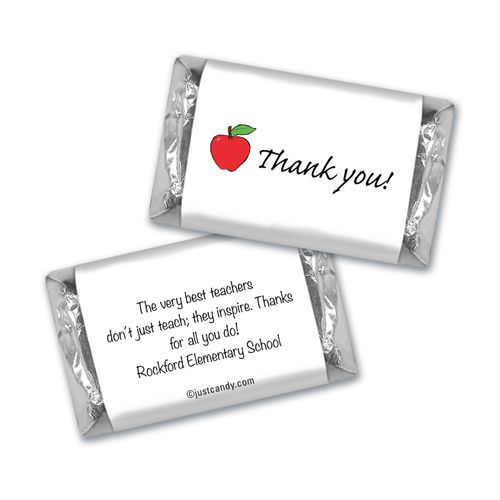 Teacher Appreciation Gifts Appreciation Apple Hershey's Miniatures