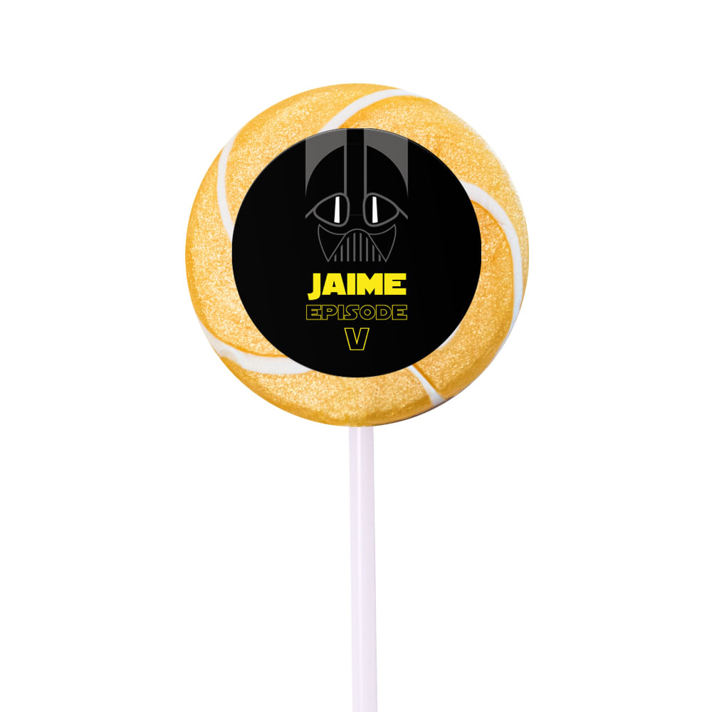 Birthday Personalized Small Swirly Pop Jedi Master (24 Pack ...