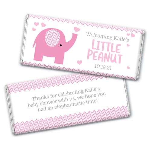 Baby Shower Personalized Chocolate Bar Wrappers Only Little Peanut